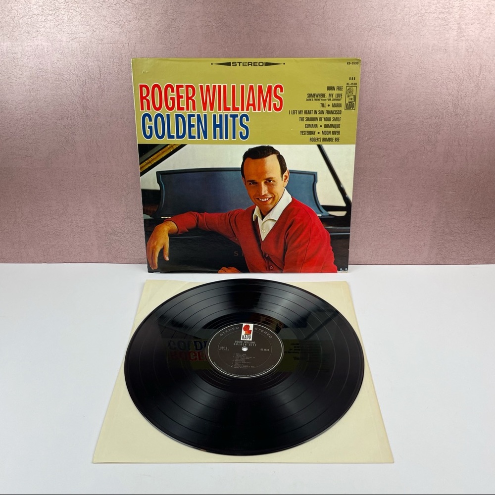 Vintage Roger Williams Golden Hits Vinyl Music Record